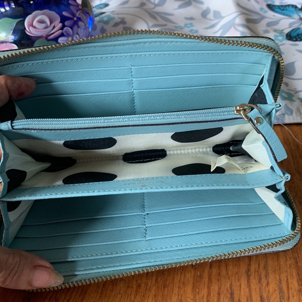 Kate Spade Leather Zip Around Wallet - Picture 6 of 8